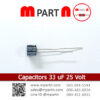 Capacitors 33 uF 25 Volt