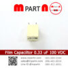 Film Capaciltor 0.33 uF 100 VDC